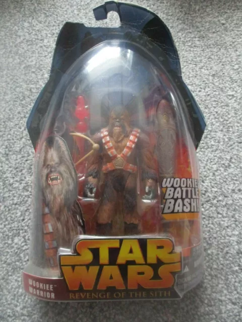 Star Wars Hasbro Revenge Of The Sith Wookiee Warrior 43 Action Figure New Sealed