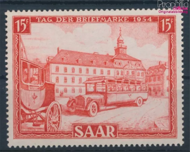 Briefmarken Saarland 1954 Mi 349 postfrisch Autos (10214567