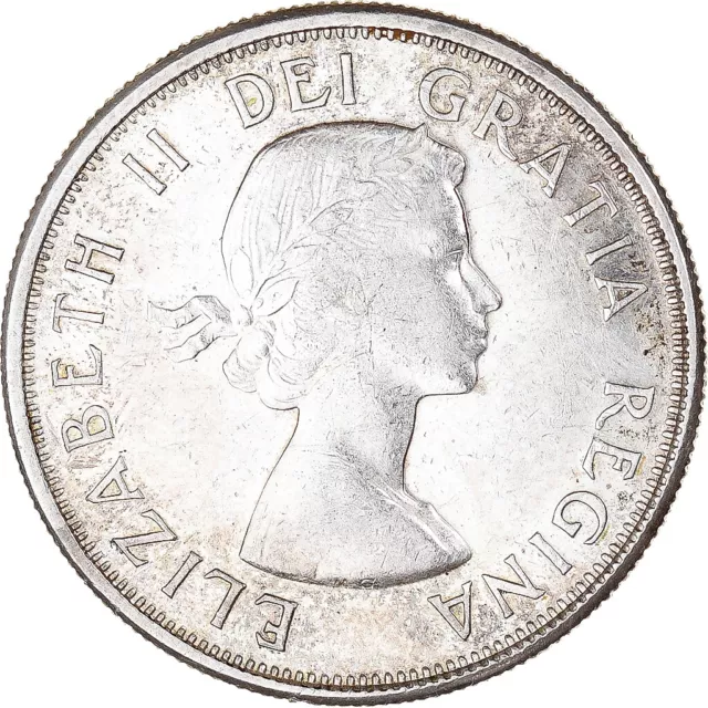 [#1149792] Coin, Canada, Elizabeth II, 50 Cents, 1962, Royal Canadian Mint, Ott,