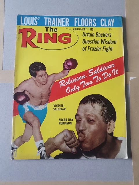 Vintage Boxing The Ring Magazine 1970 August-September (TRM.B8)