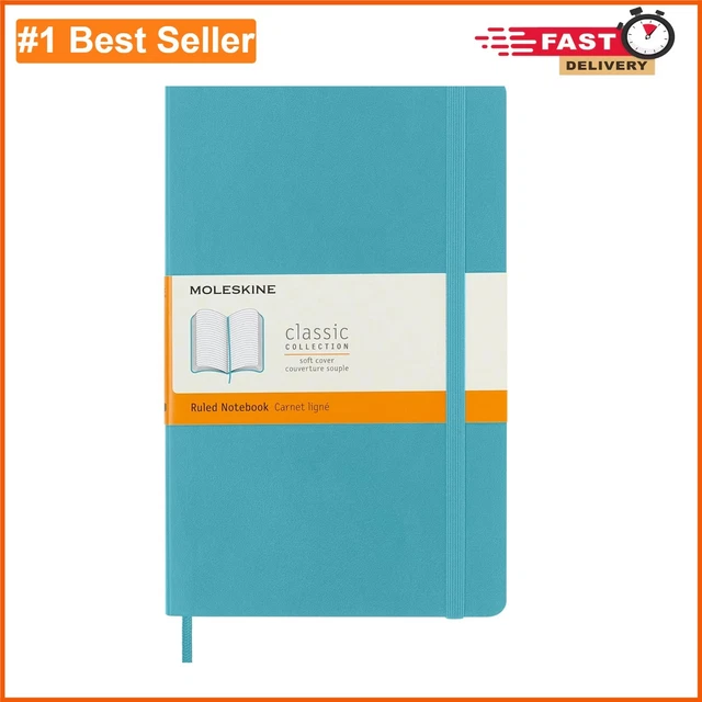 CHIC A5 SOFT Cover Notebook in Reef Blue with 192 Pages for Writing ...