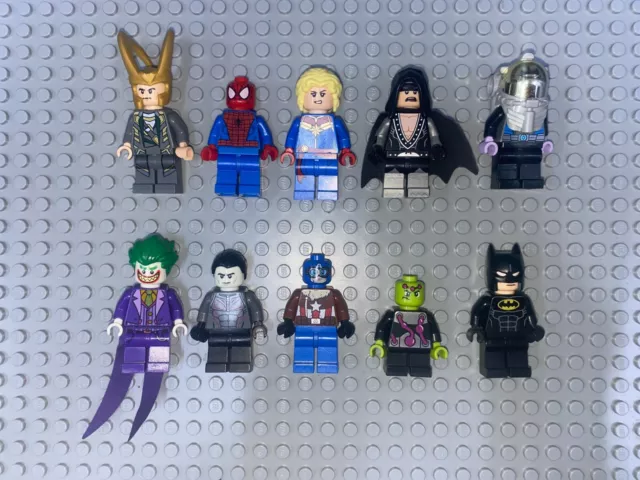 10 Lego Figuren Und Manschen Lego Superheroes Konvolut Sammlung