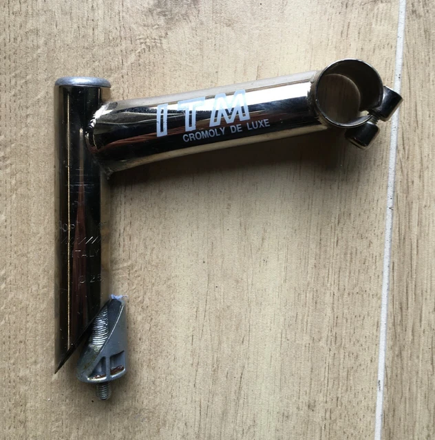 Potence ITM Millennium Pour Vélo De Route – 120mm, 25,4mm, Sans Filetage – Vintage Italie
