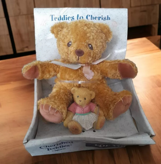 Enesco Cherished Teddies For You Geschenkset Keramikfigur Plüschtier Teddy A4872