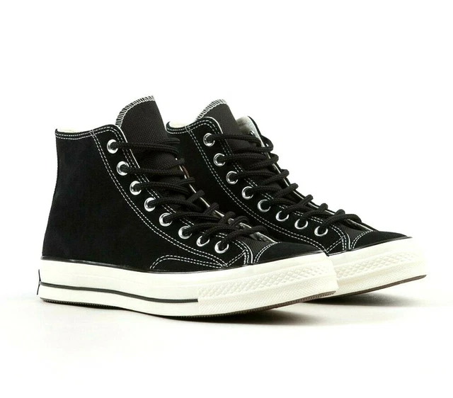 CONVERSE CHUCK 70 Hi Black Egret Suede Base Camp 162373C Mens