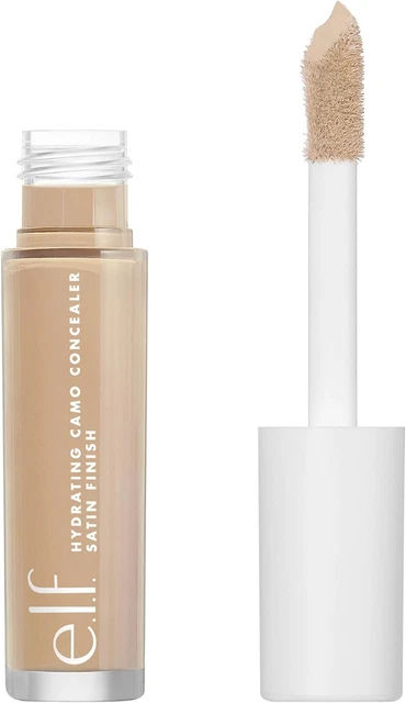 Corrector de camuflaje satinado hidratante E.l.f medio cálido