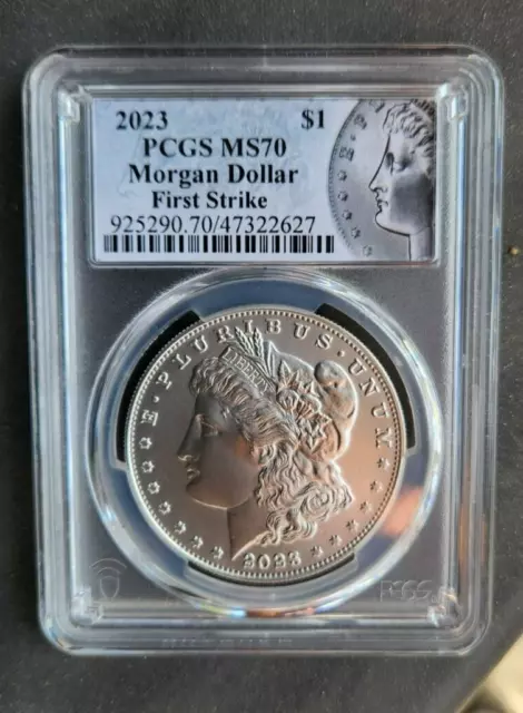 2023 Morgan silver dollar PCGS MS 70 First Strike *