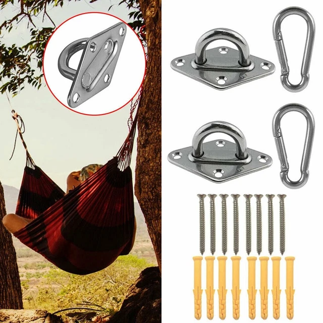 Practical Hook Accessories 8 X Screws Bracket Heavy Duty Stainless Steel