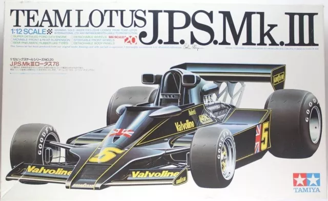 Tamiya 1/12 plastic model BJ.P.S Mk.III Lotus 78 1/12 big scale car from Japan