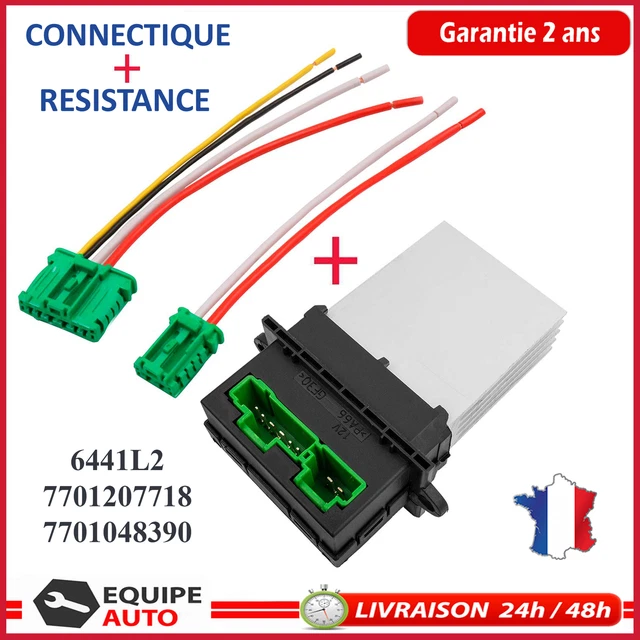 Résistance Ventilation Climatisation Renault Scénic 2 - Réf. 6441L2, Neuve Avec Câbles