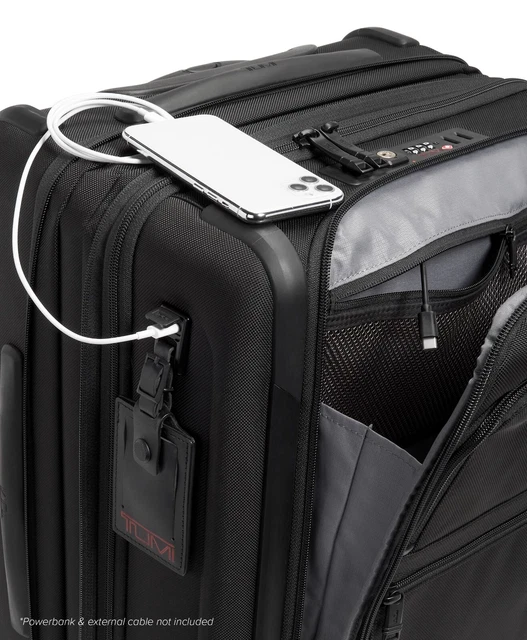 Tumi Alpha 3 Continental Expandable 4 Wheeled Carry-On Black 117162-1041 - $975 9