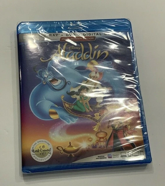 DISNEY ALADDIN THE Walt Disney Signature Collection Blu-Ray Dvd Digital ...