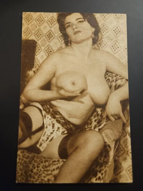 Carte Postale Ancienne Femme Nue Erotique