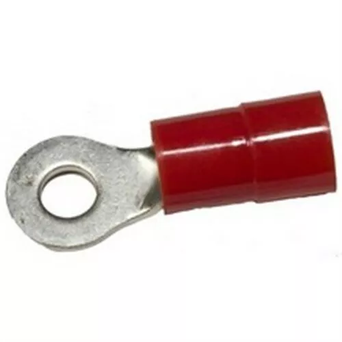 Nylon Insulated Ring Terminals - 8 Awg - #8 Stud Size - Red - MORRIS-11378