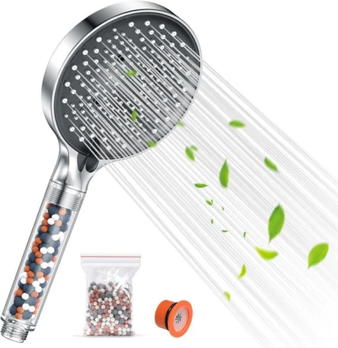 Doccia Potente Flusso con Perline - YEAUPE PRO 130mm Docce Filtro...