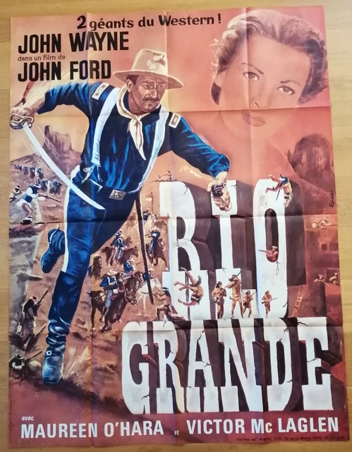 RIO GRANDE john wayne john ford affiche cinema originale 160x120 western R50s