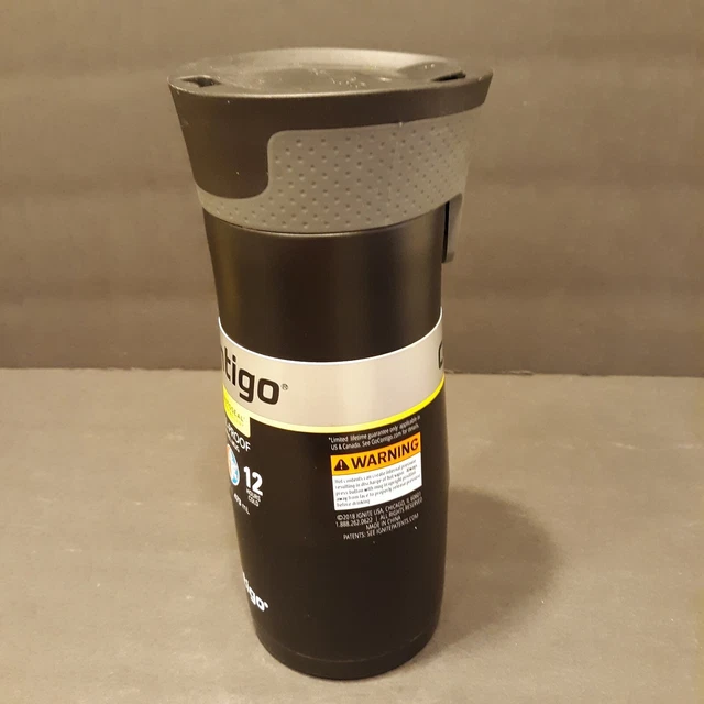 NEW Contigo Autoseal Spill-proof Travel Mug West Loop 2.0 16oz Black  Insulated 3