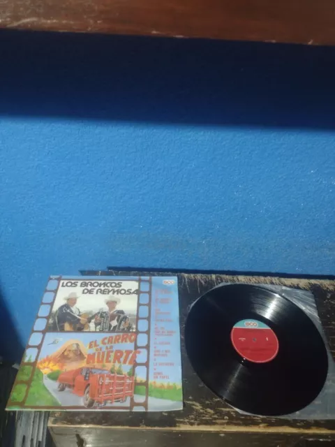 Lp Vinyl Los Broncos De Reynosa.- El Carro De La Muerte
