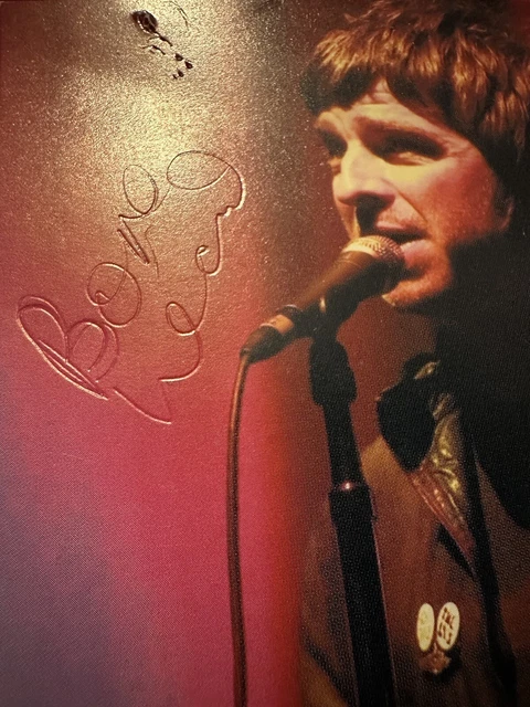 Bonehead Paul Arthurs Autografo Oasis Noel Gallagher Liam Gallagher Postcard
