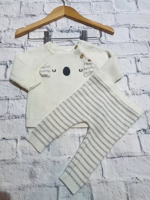 Baby Unisex 0-3 Monate Kleidung niedlich gestricktes Outfit *wir kombinieren Versand* 3