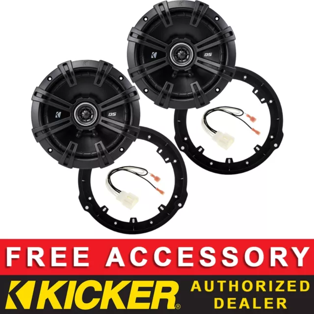 Kicker 43Dsc6504 6.5"Oem Speaker Replacement Full Kit For Ford F-250/350 2017-20