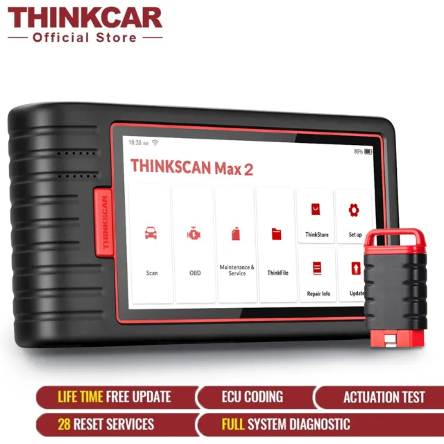 Thinkscan Max 2 OBD2 Scanner Auto Diagnostic Tool Code Reader Full System CANFD