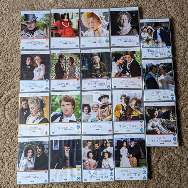 Classic BBC Drama DVD Bundle x19 Little Dorrit, Cranford, Great Expectations