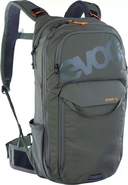 Evoc Stage 12 Dark Olive Bike Rucksack