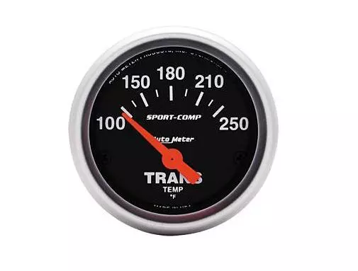 Auto Meter Sport-Comp Electrical Transmission Temperature Gauge 2-1/16" (52mm)