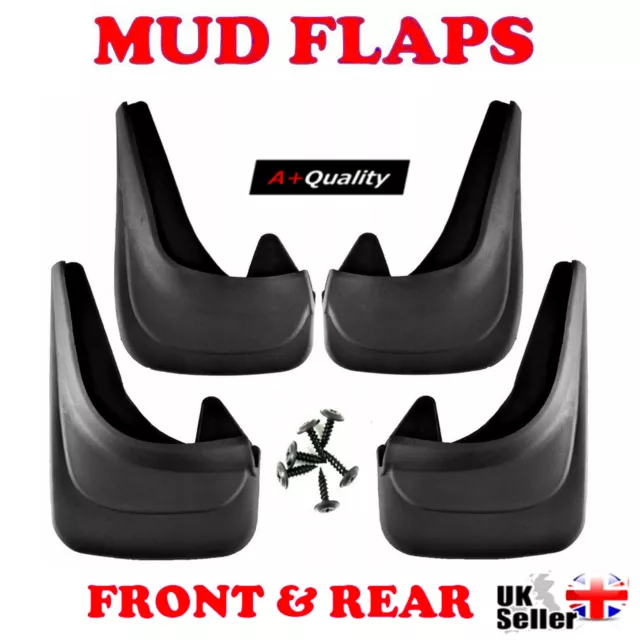 for FORD SET RUBBER MOULDED MUDFLAPS 4 x MUD FLAPS FRONT & REAR