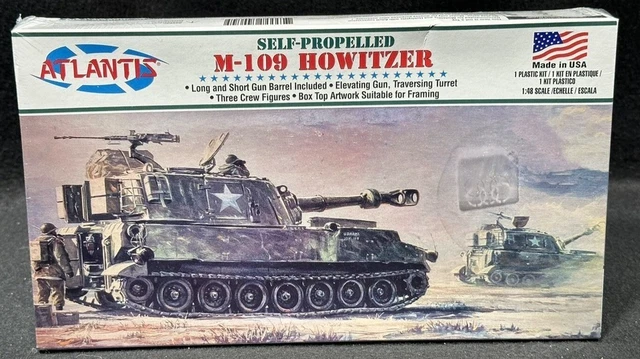 Model Howitzer ATLANTIS MODELS M-109 SP Howitzer 1/48 Plastic Model Kit £13.38 ...