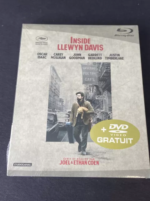 Inside Llewyn Davis Bluray + Dvd Slipcase J Goodman Joel Ethan Coen France Neuf