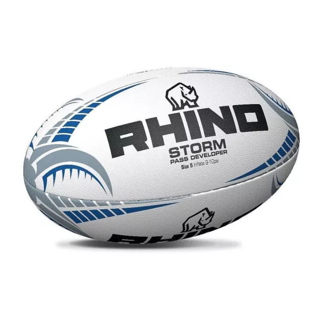 Rhino Storm Weighted Developer Rugby Union Ball