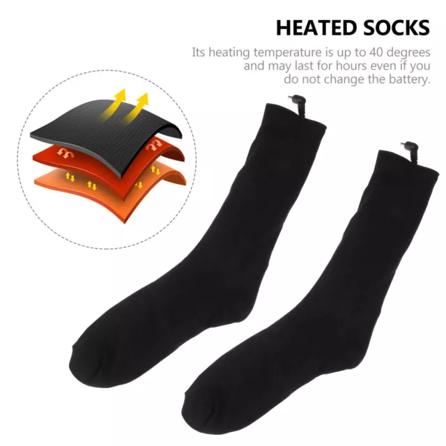 KEEP YOUR FEET Toasty: Battery Heated Socks for Cold Winter Days $18.59 ...