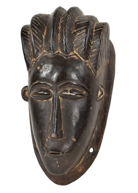 Baule Portrait Mask Kpan Mblo Ivory Coast African Art