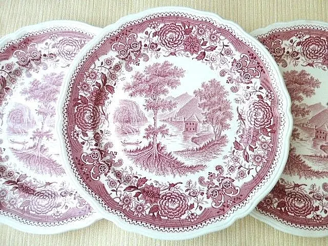 3 assiettes à dessert Villeroy Boch Modèle Burgenland   COUP DE BALAI