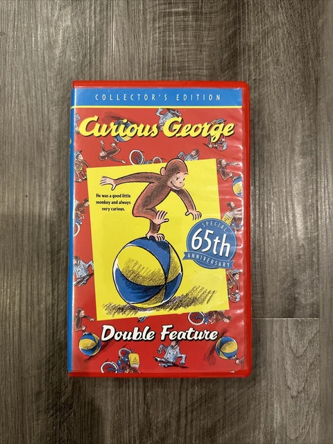CURIOUS GEORGE DOUBLE Feature 65th VHS: Goes to the Hospital, Comes to ...