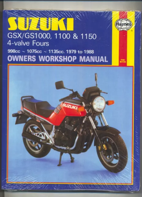 Suzuki GS GSX 1000 1100 S E ES EFE Katana (79-88) Haynes Shop Repair Manual EY12