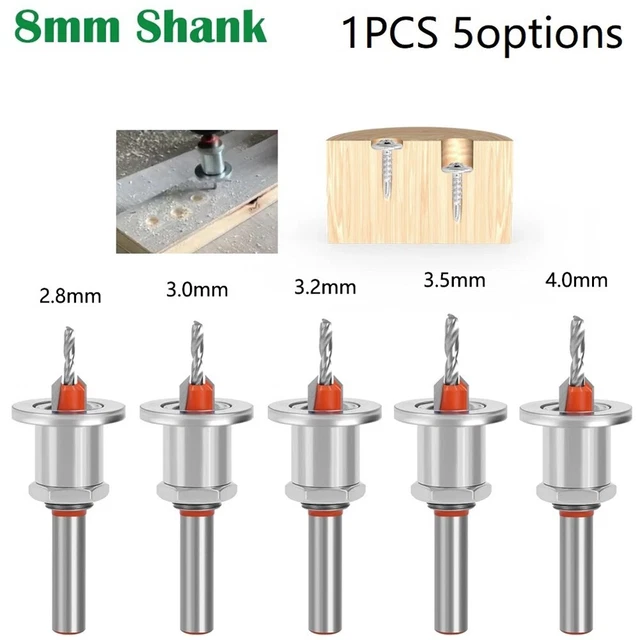 Lot De 8 Fraises Pour Dremel - Tige 1/8", Acier Haute Vitesse, Ancien Stock Neuf | Pour Gravure, Ponçage