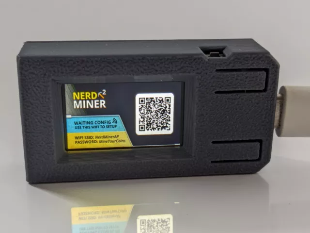 Bitcoin NerdMiner V2 USB-C 2,4GHz WiFi Nerd Miner BTC Lottery Miner With Screen