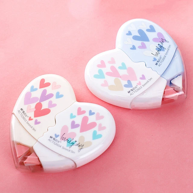 Linda cinta de corrección de garras de gato de amor material papelería Kawaii ZR