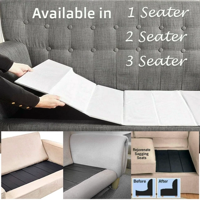 Sofa Seat Armchair Rejuvenator Sagging Saver Boards Support 1, 2  and 3 Seater