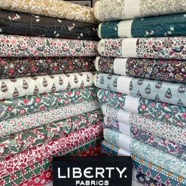 Tessuti Liberty of London | Un Natale nel bosco | 100% cotone