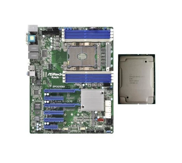 PLACA MADRE ASROCK EPC621D8A con procesadores Intel Xeon