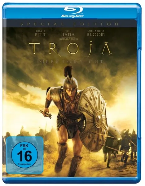 Troja - Brad Pitt,Eric Bana,Orlando Bloom   Blu-Ray Neuf