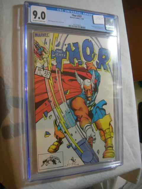 The Mighty Thor #337 CGC 9.0 first appearance of Beta Ray Bill