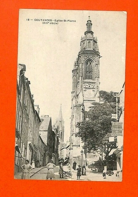 Coutances (50) Carte Postale / Eglise Saint-Pierre
