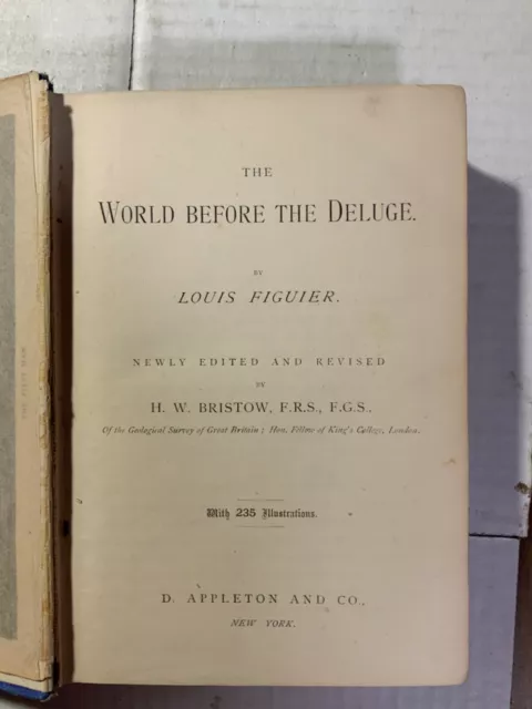 The World Before The Deluge By Louis Figuier (Hardcover)