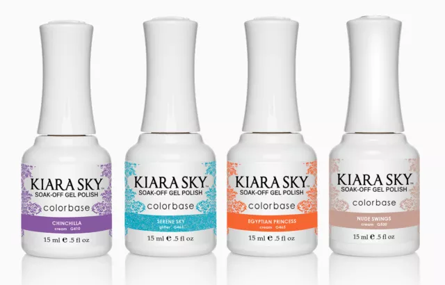 Kiara Sky Gel Polish 15 ml/0.5 fl oz - #401 - #650 Most Current update!