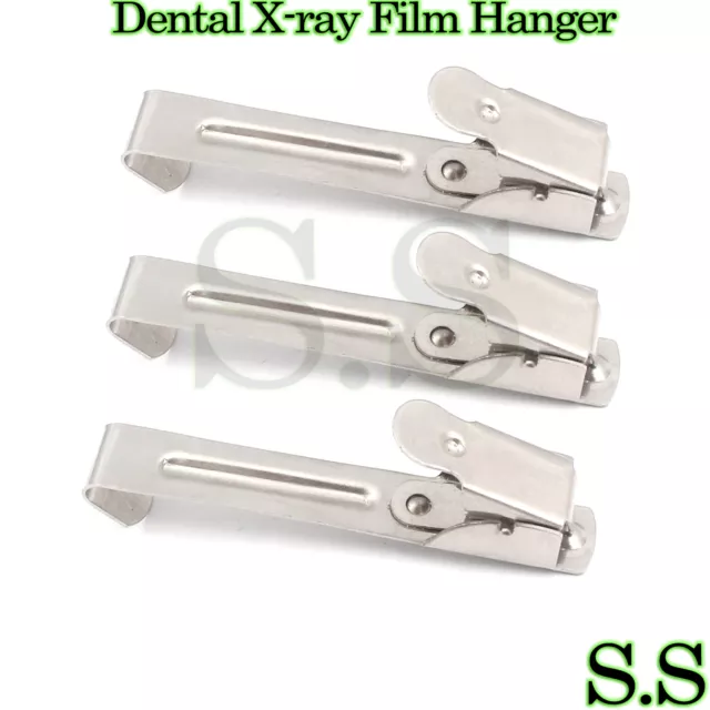 3 Dental X-Ray Film Hanger Single Clip For X-Ray Film